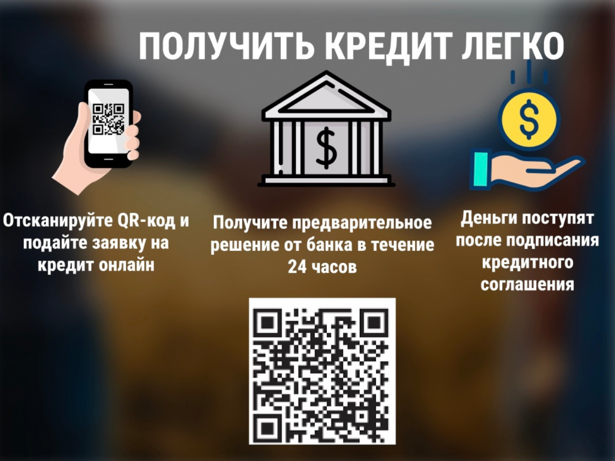 Оформить кредит просто