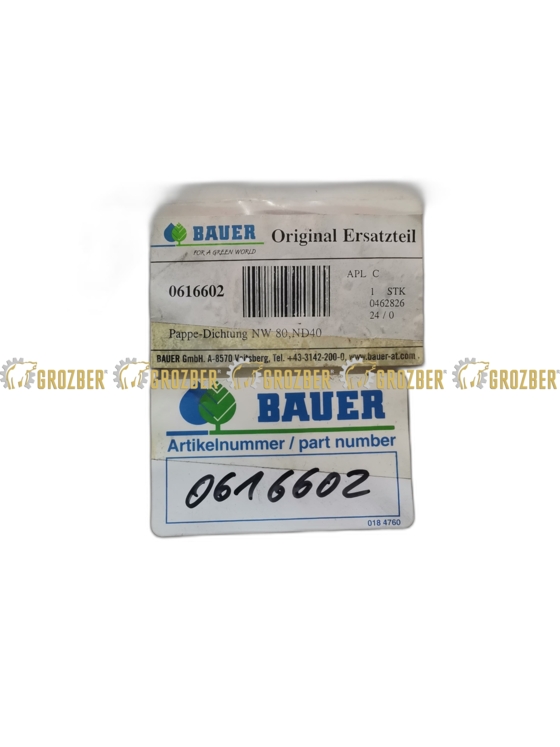0616602 прокладка Bauer арт. 0616602