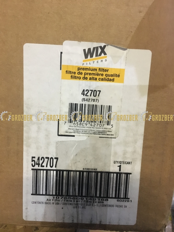 42707 Фільтр повітряний Wix арт. 42707