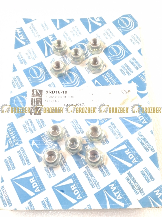 Photo 2 - 9RD16-10 Гайка колісна Комплект №10 ADR запчастини sku 9RD16-10