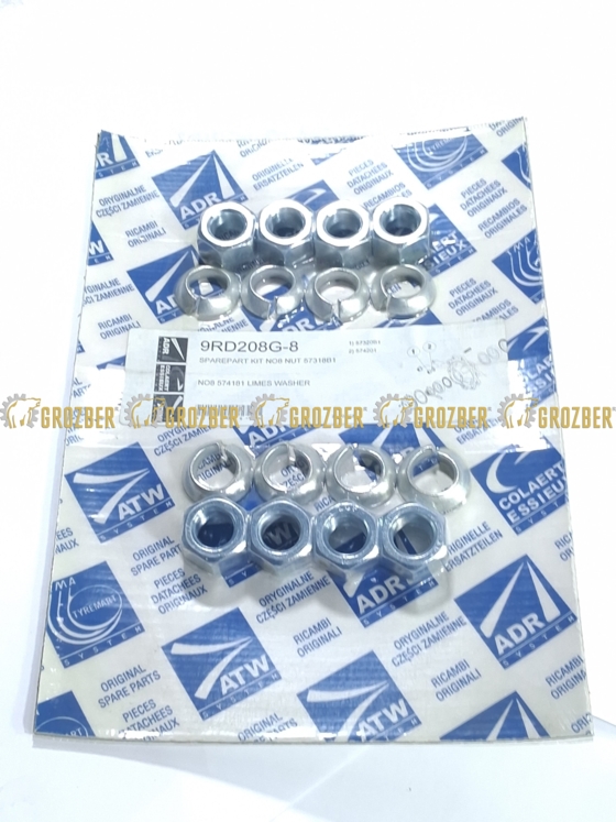Фото 2 - 9RD208G-8 Гайка колісна Комплект №8 ADR запчастини арт. 9RD208G-8