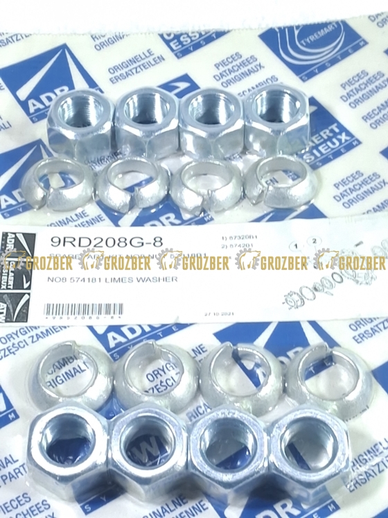Фото 4 - 9RD208G-8 Гайка колісна Комплект №8 ADR запчастини арт. 9RD208G-8