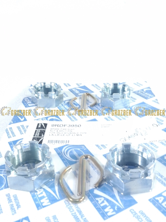 Фото 3 - 9RDF3950 Гайка ступиці (к-кт 4шт.) ADR запчастини арт. 9RDF3950