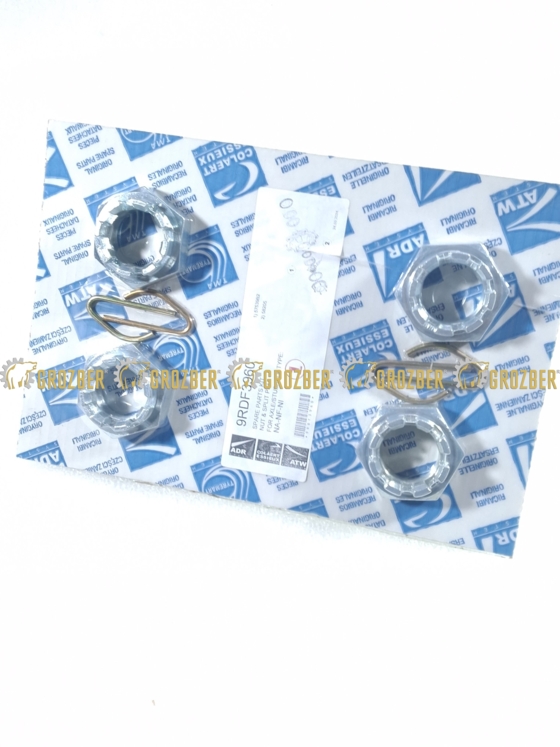 Фото 3 - 9RDF3960 Комплект корончатої гайки (4шт) ADR запчастини арт. 9RDF3960