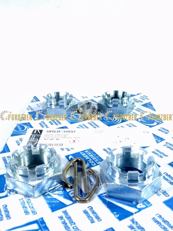 Фото 4 - 9RDF3960 Комплект корончатої гайки (4шт) ADR запчастини арт. 9RDF3960
