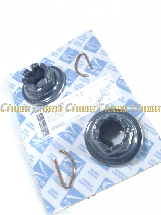 Фото 2 - 9RDF4865 Комплект корончатої гайки (Y908DF4865-2, Y58209-2 Amazone) ADR запчастини арт. 9RDF4865