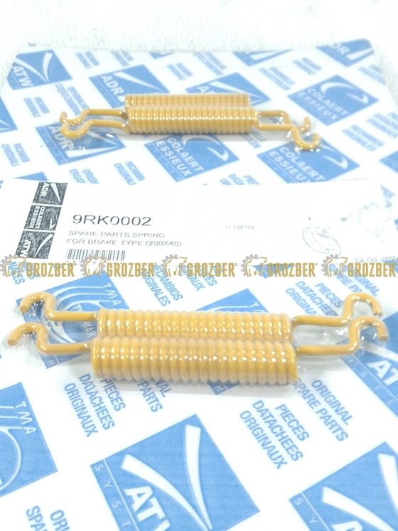 Photo 3 - 9RK0002 пружина розтягнення ADR запчастини sku 9RK0002