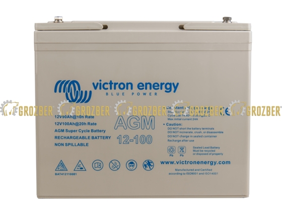 AGM Super Cycle battery Victron Energy sku BAT412110081