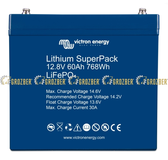 Lithium SuperPack 12,8V & 25,6V Victron Energy sku BAT512060705