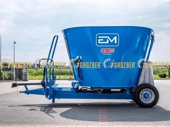 Фото 1 - FXL 700 Кормозмішувач з вертикальним шнеком RINO EUROMILK арт. FXL700
