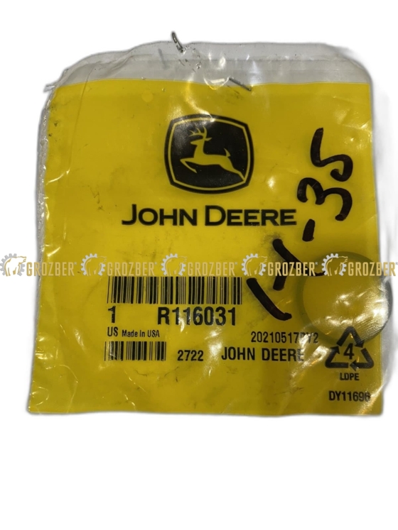 R116031 ущільнююче кільце JOHN DEERE арт. R116031