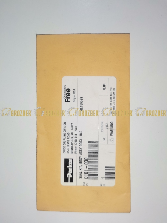 RE186599 сальник, комплект ущільнень JOHN DEERE арт. RE186599