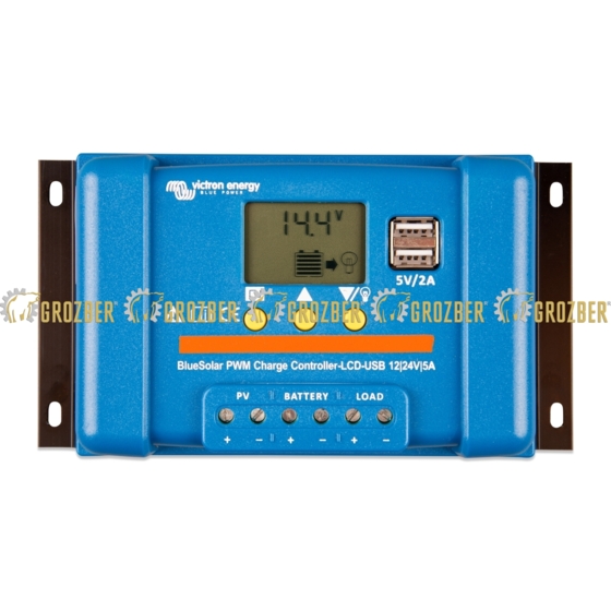 Контроллер заряда BlueSolar PWM (DUO) LCD&USB Victron Energy арт. SCC010005050