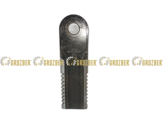 Ніж подрібнювача NH/JD зубчастий 173X50X4 d=18 (Z77601, Z55610, 84037550, 84065059) Radura арт. Z77601